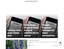 Tablet Screenshot of europeworldnews.com